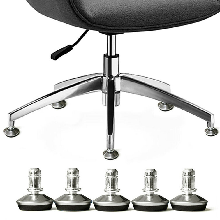 FOH Furniture Set Of 5 Low Profile Bell Glides For Chairs & Reviews